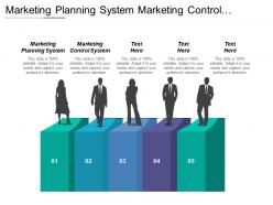 Marketing planning system marketing control system people skills