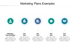 Marketing plans examples ppt powerpoint presentation infographics topics cpb