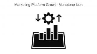 Marketing Platform Growth Monotone Icon In Powerpoint Pptx Png And Editable Eps Format