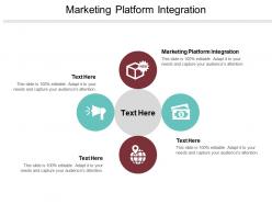 Marketing platform integration ppt powerpoint presentation icon infographics cpb