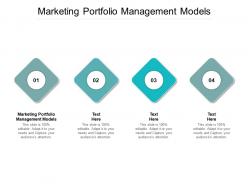 Marketing portfolio management models ppt powerpoint presentation inspiration slide portrait cpb