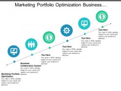 Marketing portfolio optimization business collaboration system cpb