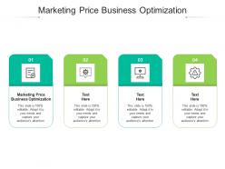 Marketing price business optimization ppt powerpoint presentation shapes cpb