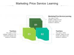 Marketing price service learning ppt powerpoint presentation file objects cpb