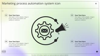 Marketing Process Automation System Icon