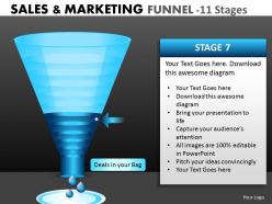 39493851 style layered funnel 11 piece powerpoint presentation diagram infographic slide