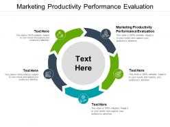 Marketing productivity performance evaluation ppt powerpoint good cpb
