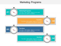 Marketing programs ppt powerpoint presentation icon samples cpb