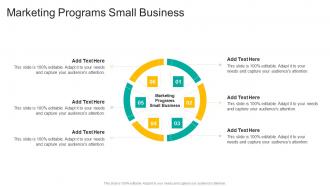 Marketing Programs Small Business In Powerpoint And Google Slides Cpb