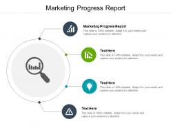 Marketing progress report ppt powerpoint presentation styles image cpb