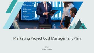 Marketing Project Cost Management Plan PPT Template AT