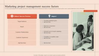 Marketing Project Management Success Factors