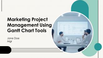 Marketing Project Management Using Gantt Chart Tools PPT Outline AT