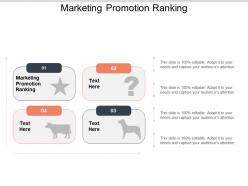 Marketing promotion ranking ppt powerpoint presentation infographic template aids cpb