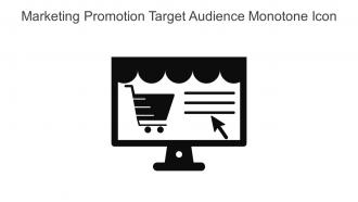 Marketing Promotion Target Audience Monotone Icon In Powerpoint Pptx Png And Editable Eps Format