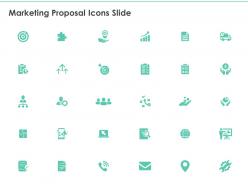 Marketing proposal icons slide ppt powerpoint presentation slides clipart images
