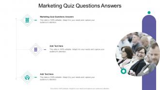 Marketing Quiz Questions Answers In Powerpoint And Google Slides Cpb