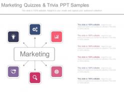 Marketing quizzes and trivia ppt samples