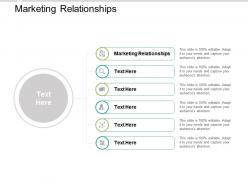 Marketing relationships ppt powerpoint presentation infographic template format cpb