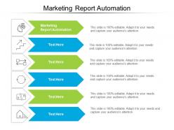 Marketing report automation ppt infographic template summary cpb