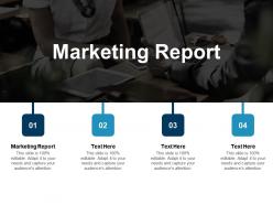 Marketing report ppt powerpoint presentation gallery example cpb