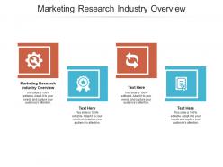 Marketing research industry overview ppt powerpoint presentation infographic cpb