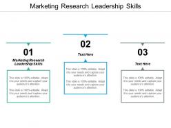 Marketing research leadership skills ppt powerpoint presentation summary sample cpb