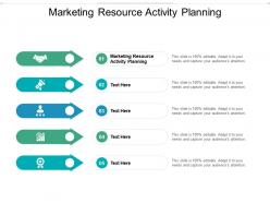 Marketing resource activity planning ppt powerpoint presentation summary graphics pictures cpb