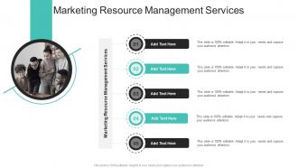 Marketing Resource Management Services In Powerpoint And Google Slides Cpb