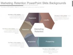 Marketing retention powerpoint slide backgrounds