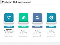 Marketing risk assessment ppt powerpoint presentation file portrait cpb