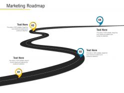 Marketing roadmap financial market pitch deck ppt infographics