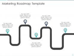 Marketing roadmap template charitable investment deck ppt infographics