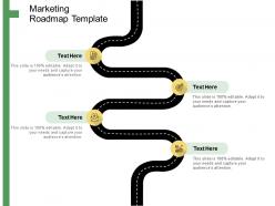 Marketing roadmap template ppt powerpoint presentation summary design ideas