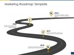 Marketing roadmap template process of requirements management ppt diagrams