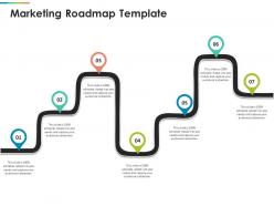 Marketing roadmap template r417 ppt powerpoint presentation inspiration skills