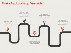 Marketing roadmap template series b financing ppt elements
