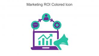 Marketing ROI Colored Icon In Powerpoint Pptx Png And Editable Eps Format