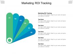 Marketing roi tracking ppt powerpoint presentation infographic template structure cpb