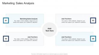 Marketing Sales Analysis In Powerpoint And Google Slides Cpb