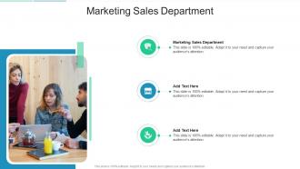 Marketing Sales Department In Powerpoint And Google Slides Cpb