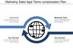 Marketing sales legal terms compensation plan training education