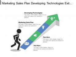 Marketing sales plan developing technologies exit strategy sales forecasting cpb