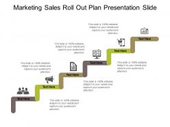 Marketing sales roll out plan presentation slide