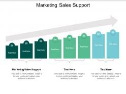 Marketing sales support ppt powerpoint presentation outline slides cpb