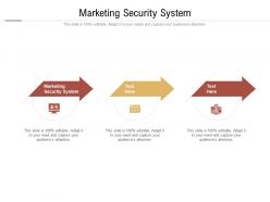 Marketing security system ppt powerpoint presentation gallery brochure cpb