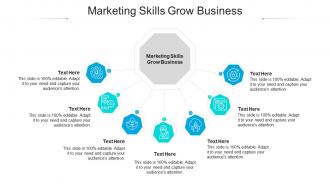 Marketing skills grow business ppt powerpoint presentation gallery infographics cpb