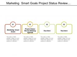 Marketing smart goals project status review meeting agenda cpb