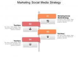 Marketing social media strategy ppt powerpoint presentation ideas mockup cpb