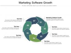 Marketing software growth ppt powerpoint presentation styles gridlines cpb